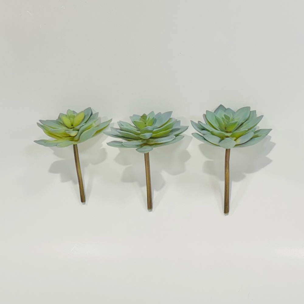 Faux Succulents (3x) - Picture 3 of 9